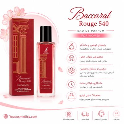 ادکلن باکارات رژ 35 میل الحمبرا