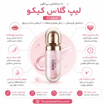 لیپ گلاس کیکو شماره 41